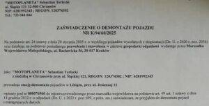 Jakie dokumenty są niezbędne do wyrejestrowania samochodu po złomowaniu?