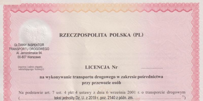 Licencja na taxi krok po kroku