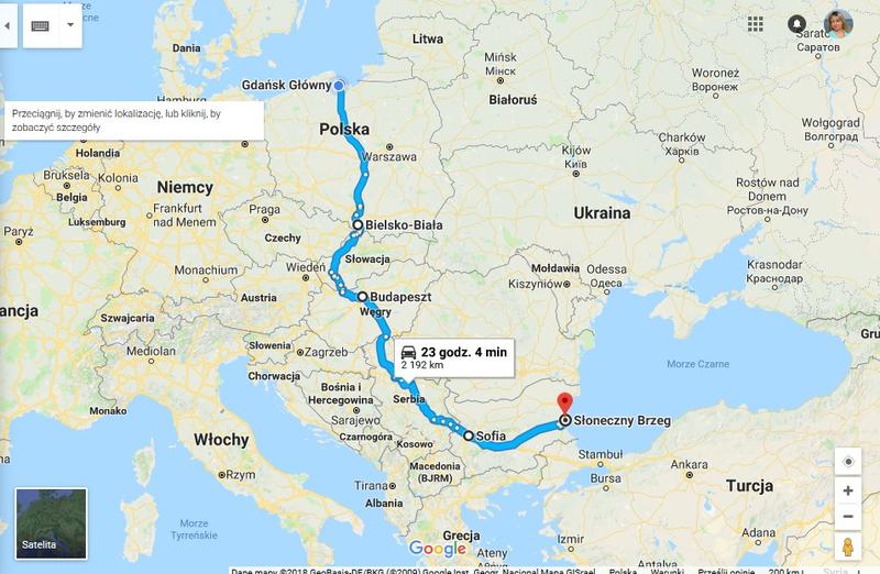 Podróż do Bułgarii samochodem