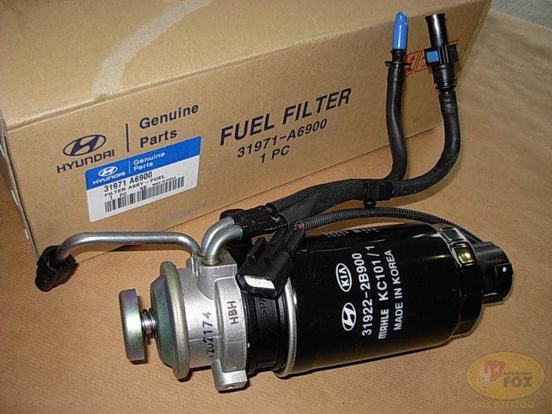 Lokalizacja filtra paliwa i30