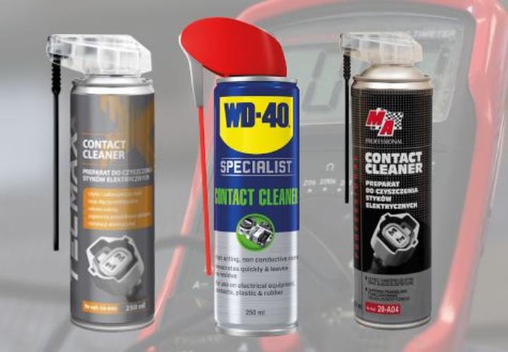 Środki czyszczące do styków