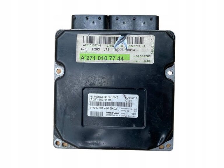 Gdzie Szukać Sterownika Silnika w Modelu W203?