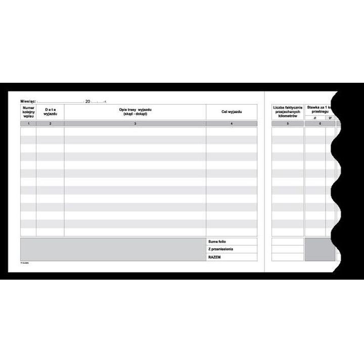 Ewidencja przebiegu pojazdu