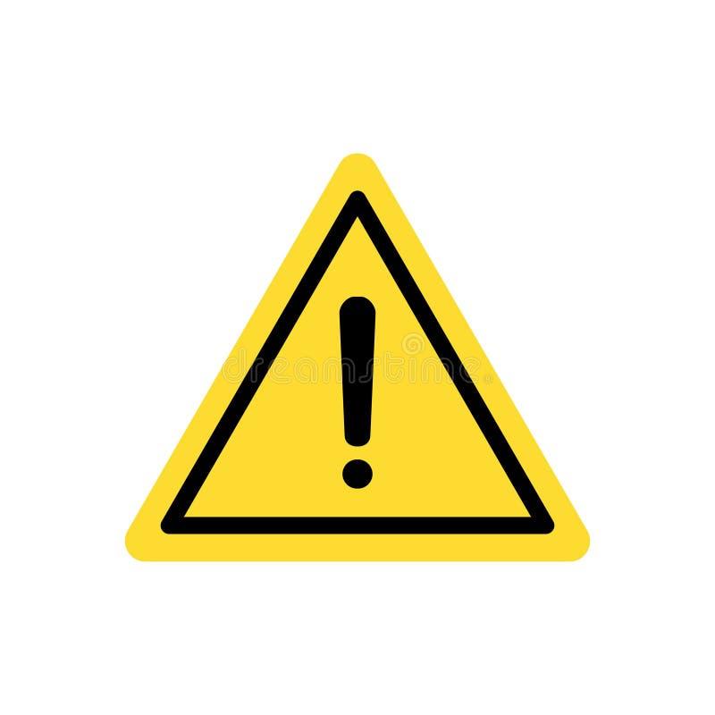 Reakcja na żółty wykrzyknik