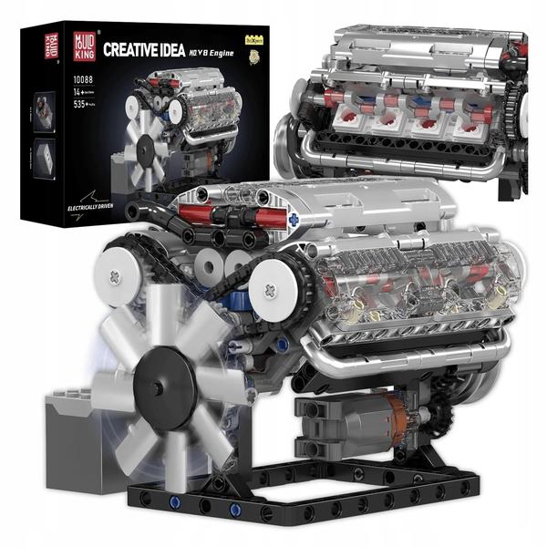 Mini silnik V8