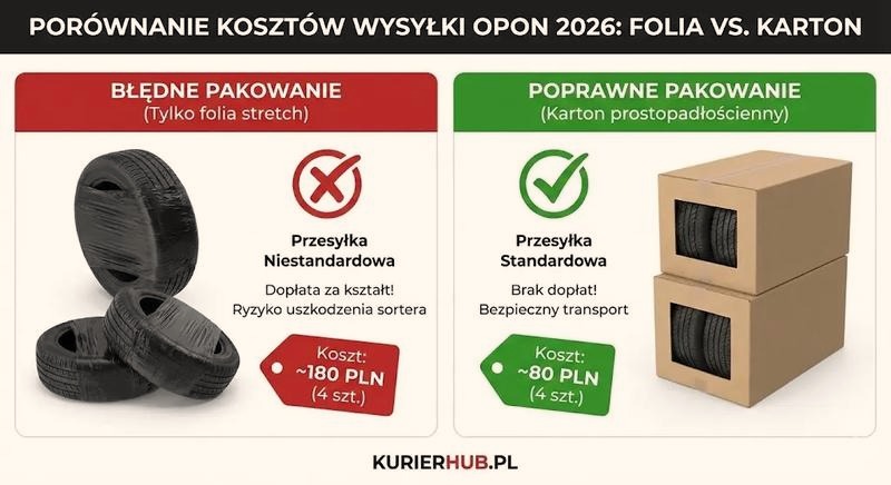 Jak bezproblemowo nadać opony kurierem - praktyczny przewodnik
