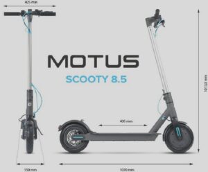 Jakie osiągi ma motus scooty 8.5 dzięki swojej mocy silnika?